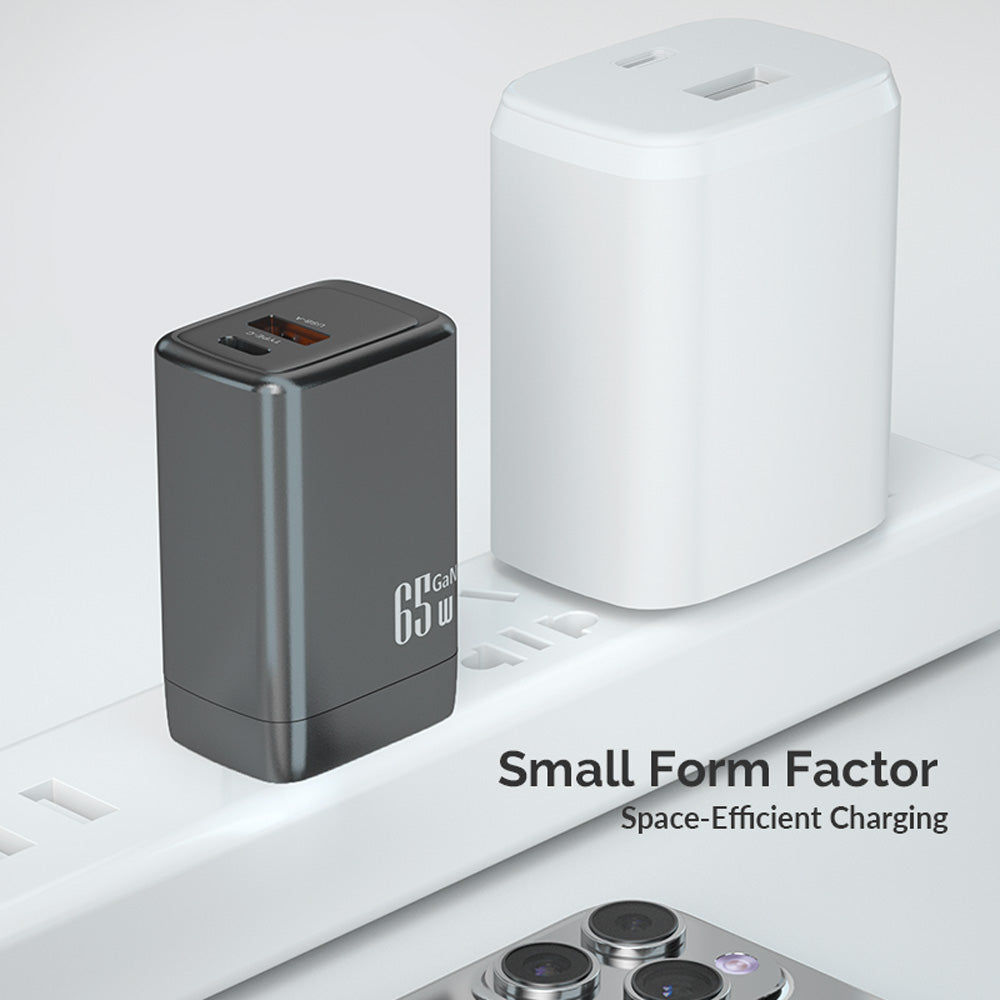 PowR 65W Dual USB GaN Charger